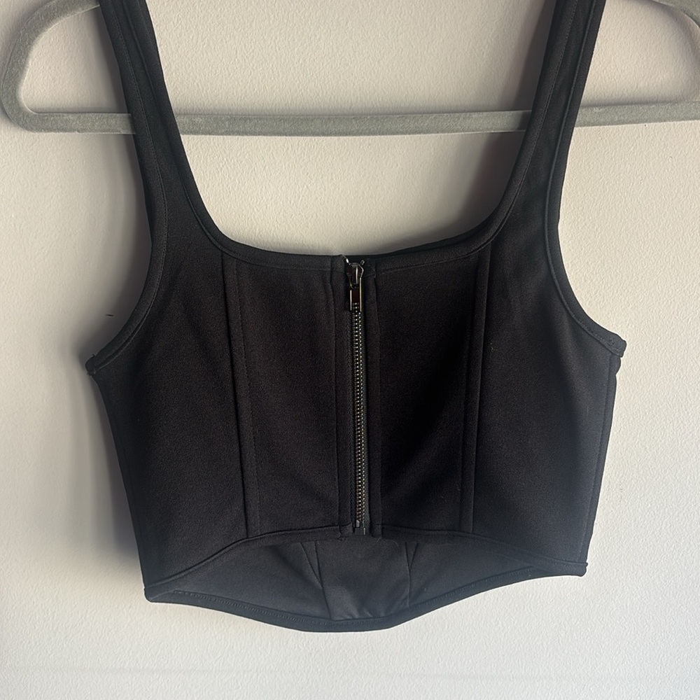 princess polly black corset top - Picture 2 of 3